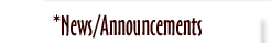 News/Anouncements